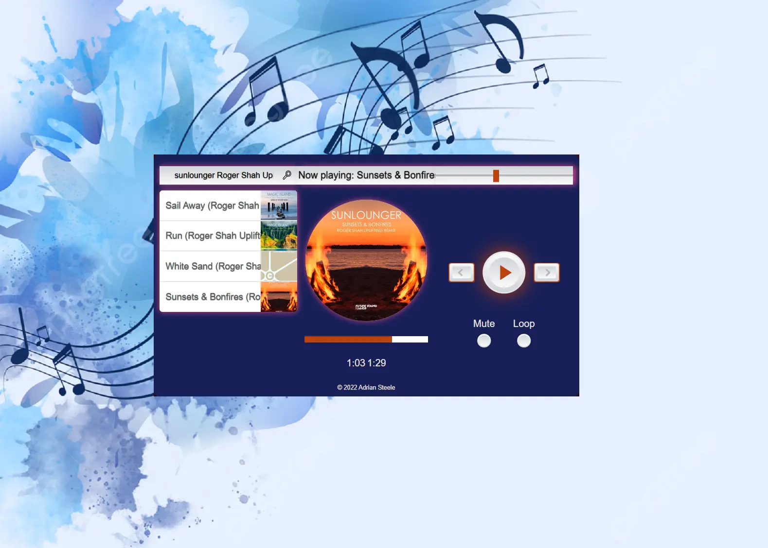 music player project image